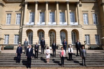 Встреча министров финансов G7  в Лондоне,  5 июня 2021