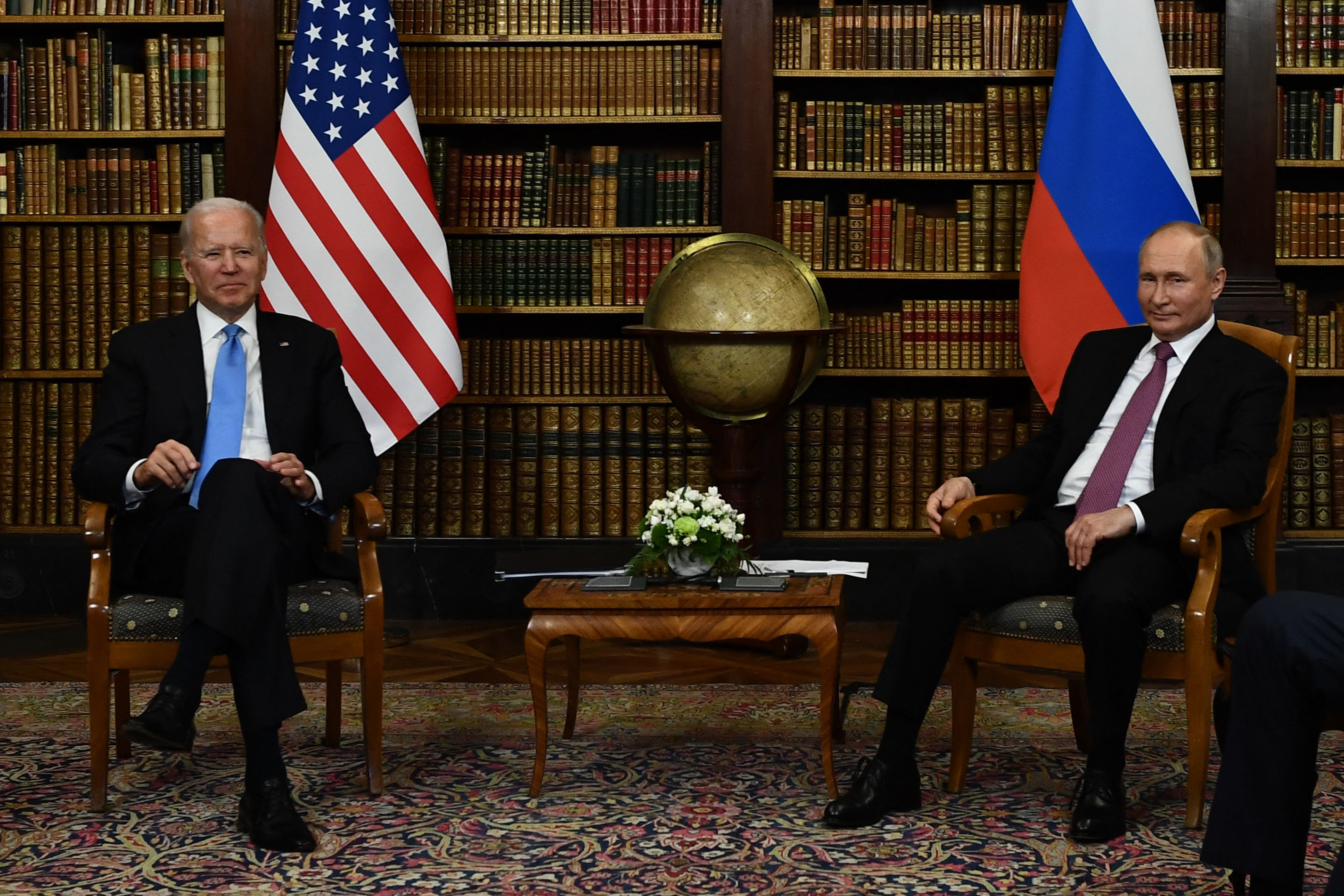 Встреча президента России Владимира Путина с президентом США Джо Байденом в Женеве, 16 июня 2021