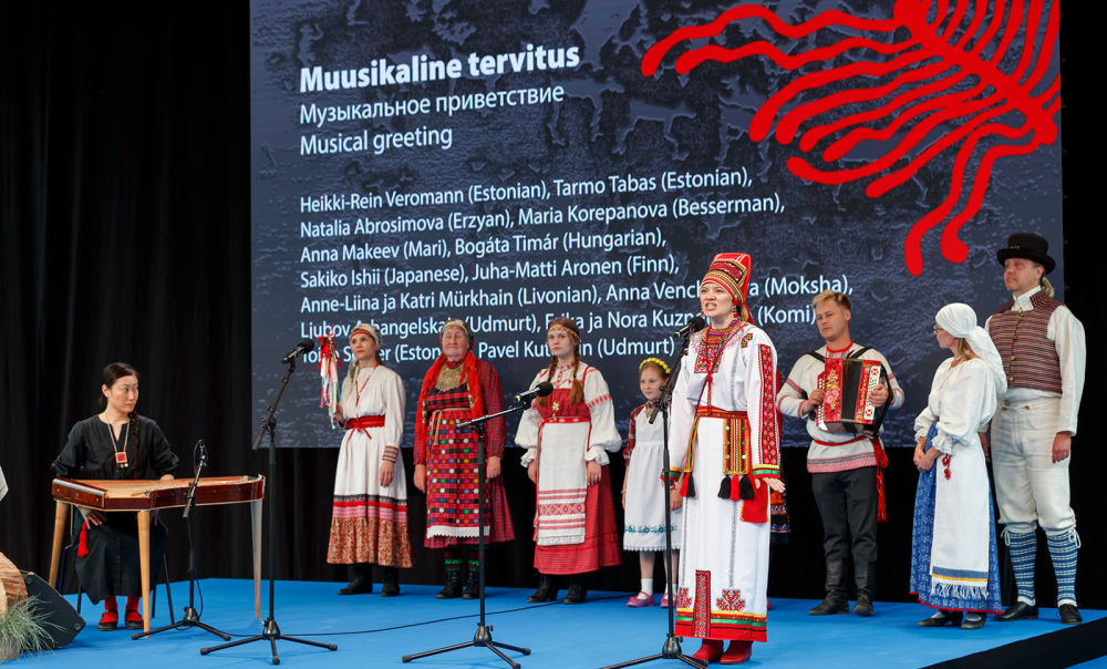 Открытие VIII Всемирного конгресса финно-угорских народов 2021 в Тарту, Эстония