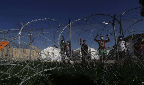 Лагерь беженцев в Коккинотримитии, Кипр