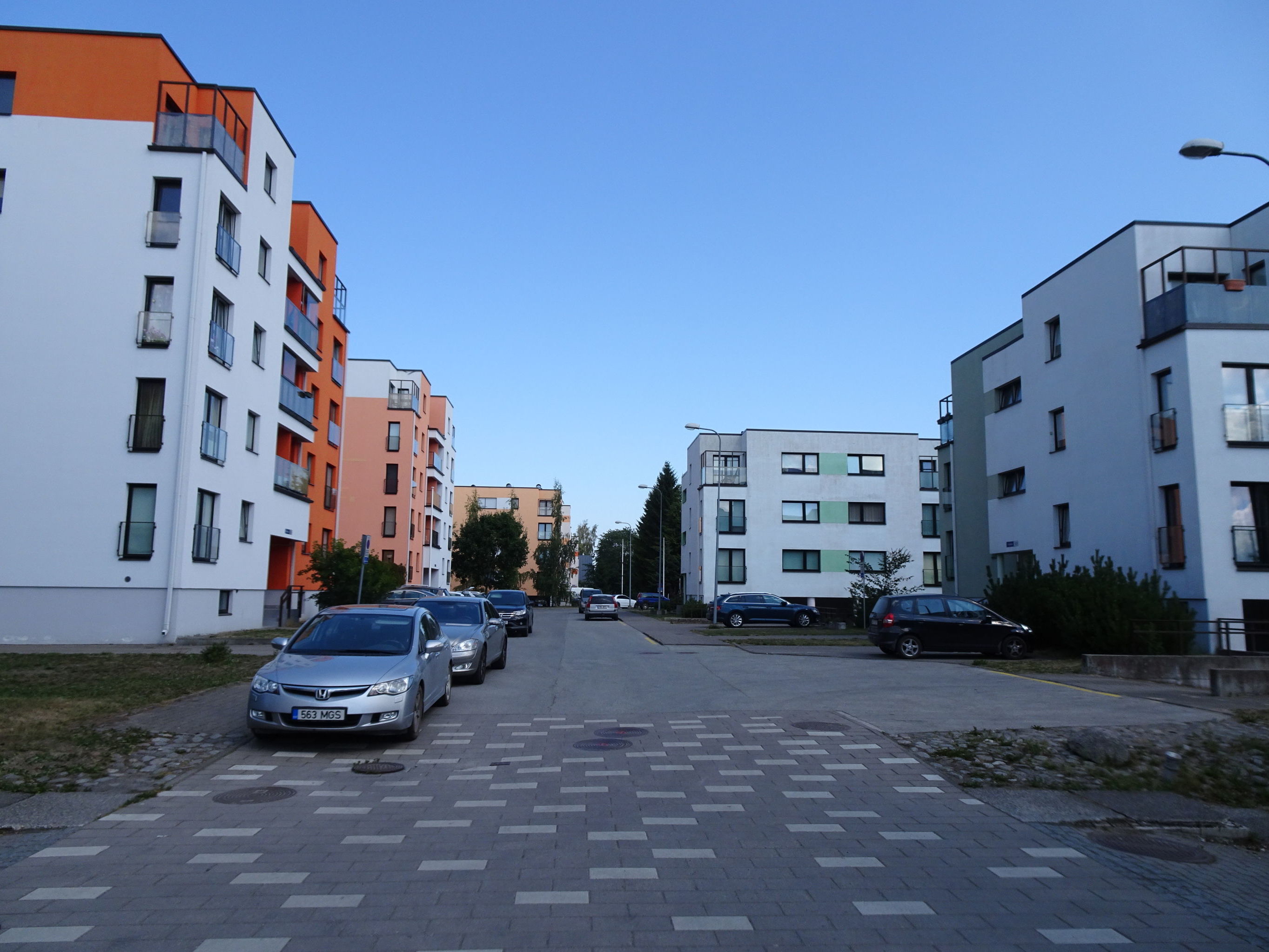 Улица Сийдисаба в районе Кристийне в Таллине