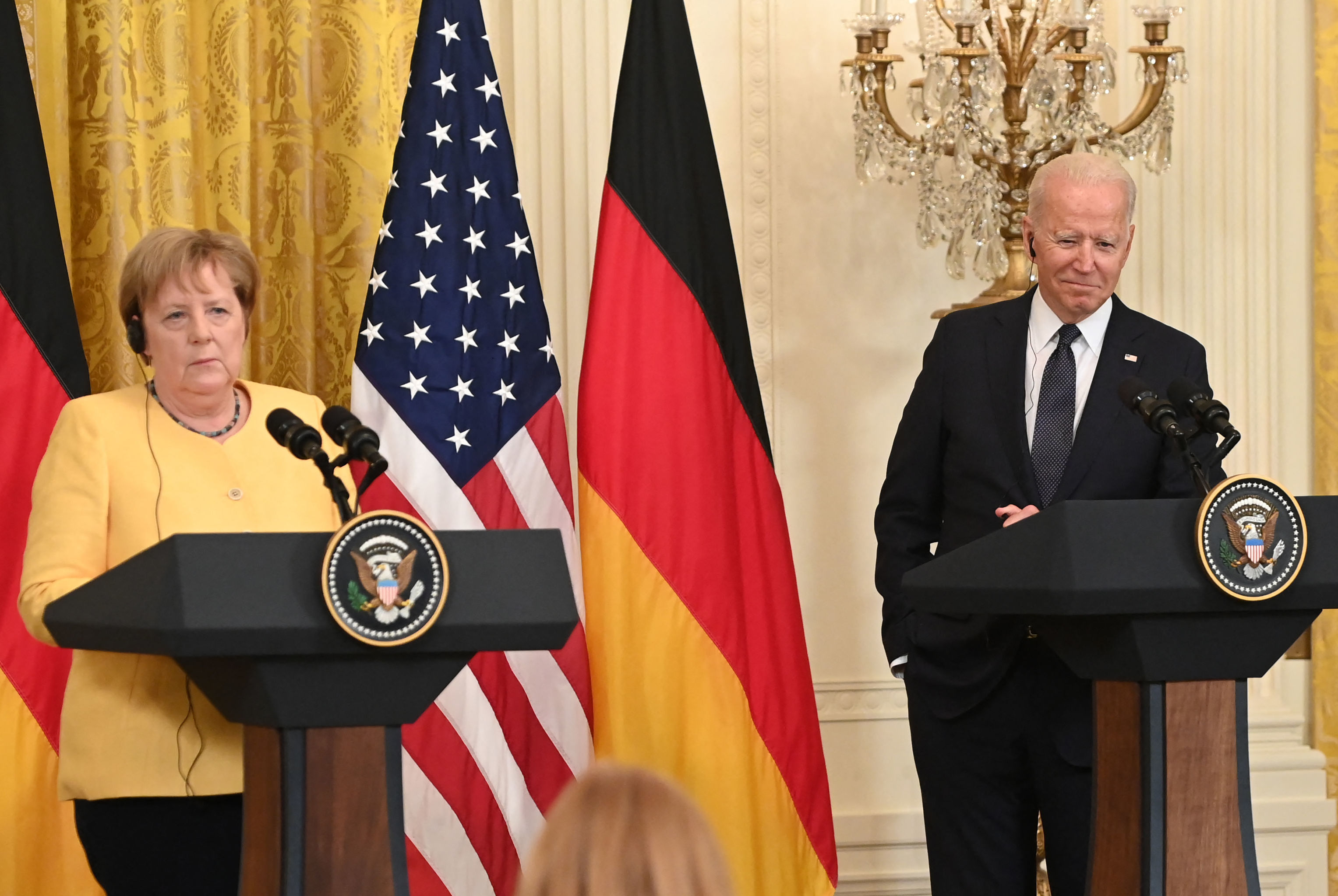 Встреча президента США Джо Байдена и канцлера ФРГ Ангелы Меркель, Вашингтон, 15 июля 2021