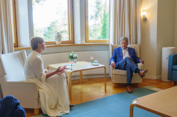 Встреча президента Эстонии Керсти Кальюлайд и президента Финляндии Саули Нийнистё в Хельсинки, 12 августа 2021