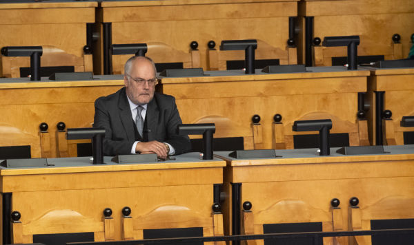 Алар Карис во время заседания Рийгикогу по выборам президента Эстонии, 30 августа 2021