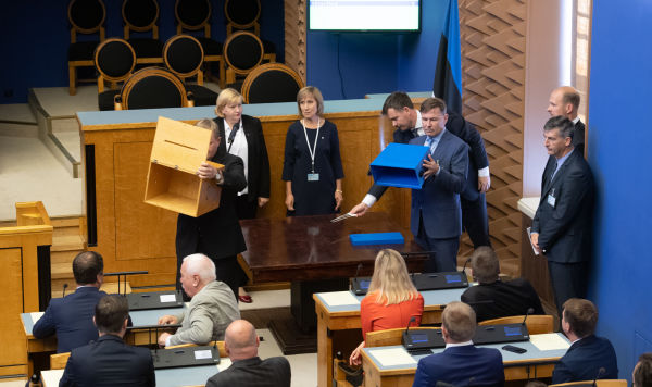 Подсчет голосов на выборах президента Эстонии, 30 августа 2021
