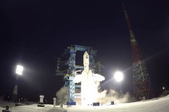 Запуск РН "Ангара-5" с космодрома Плесецк