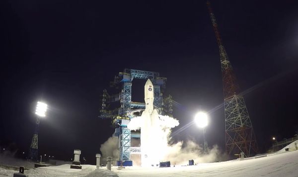 Запуск РН "Ангара-5" с космодрома Плесецк