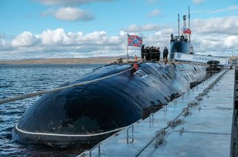 Военнослужащие Северного флота РФ на борту атомной подводной лодки проекта 971РТМК «Щука» Б-138 «Обнинск»
