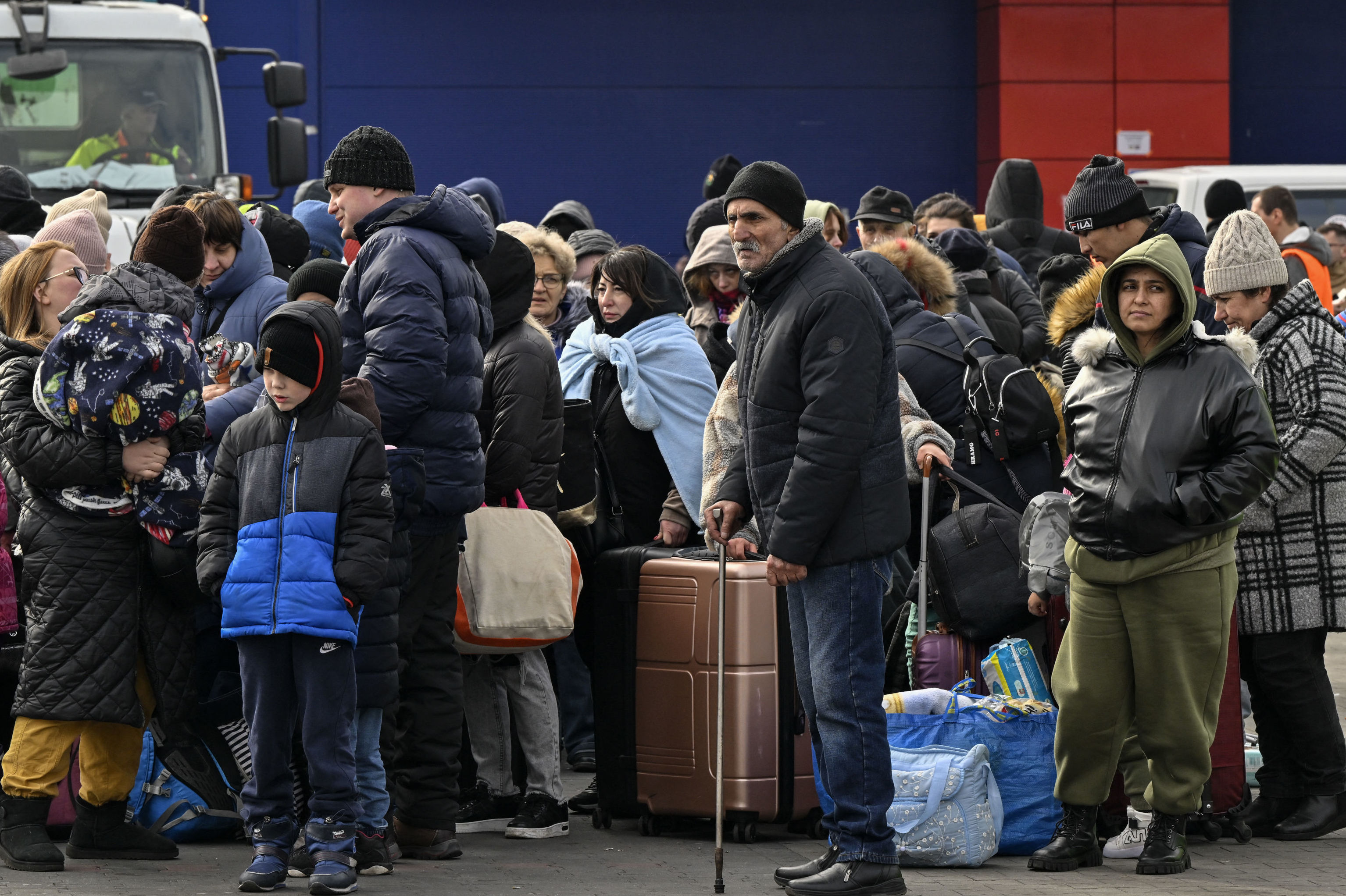 Беженцы с Украины на территории Польши