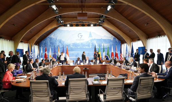 Встреча "Большой семерки" в замке Эльмау, Бавария, 27 июня 2022 год