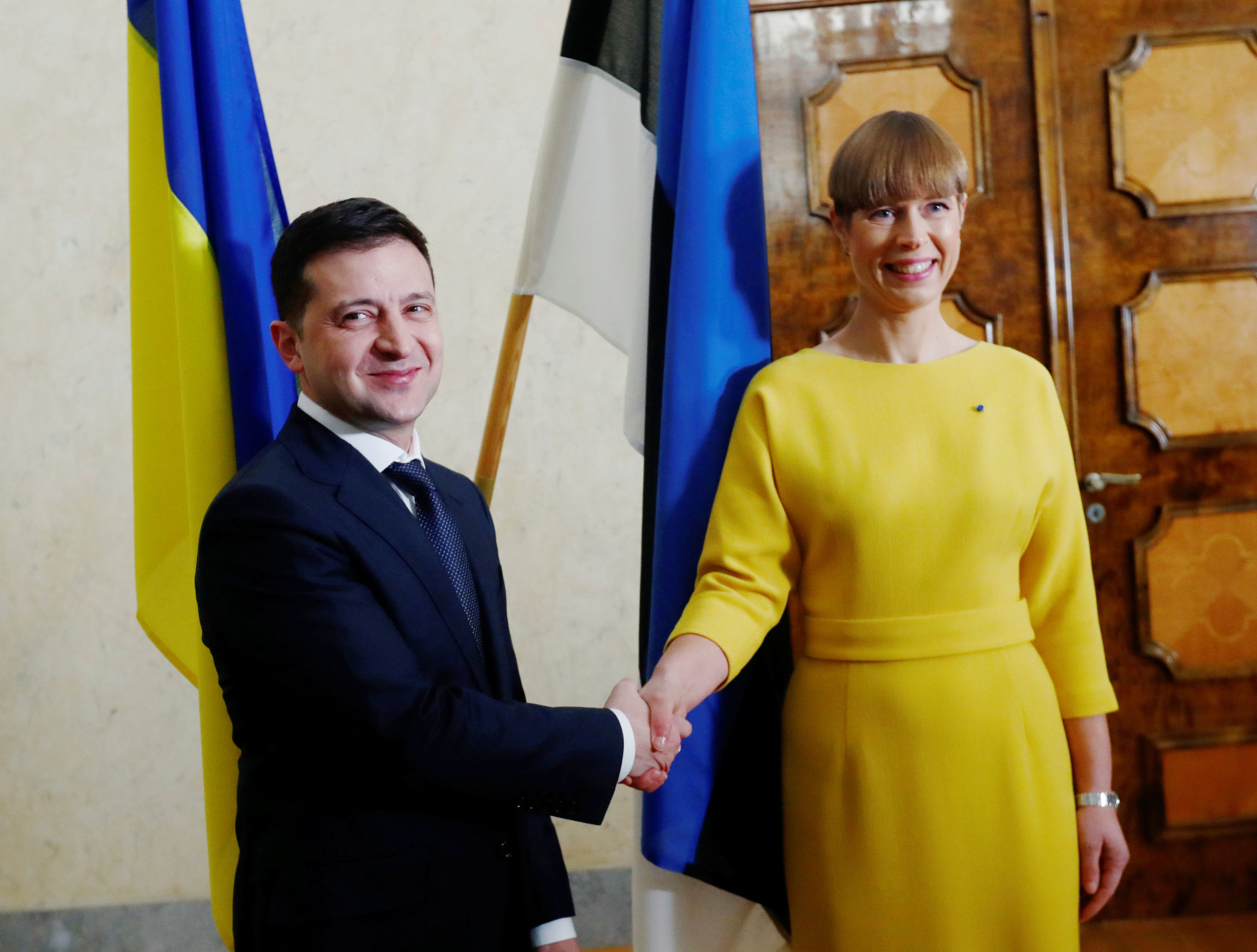 Встреча президента Эстонии Керсти Кальюлайд и президента Украины Владимира Зеленского, Таллин , 26 ноября 2019