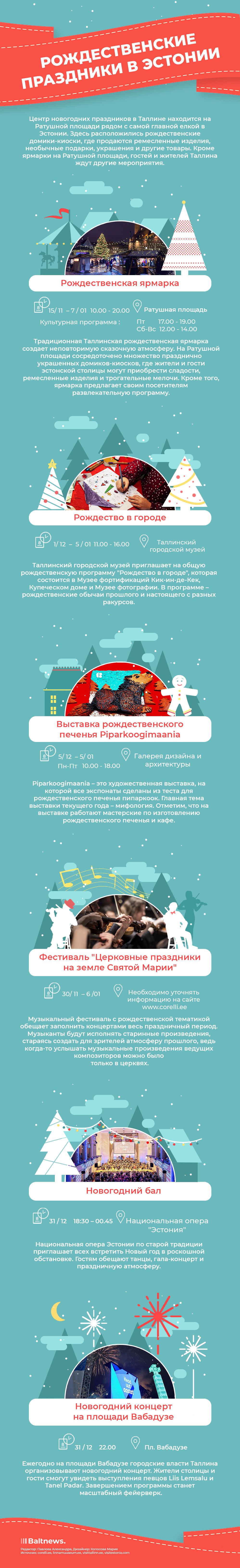 Рождественские праздники в Эстонии