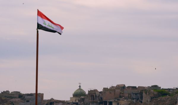 Флаг Ирака в Мосуле