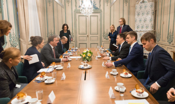 Встреча Юри Ратаса  с премьер-министром Швеции Стефаном Лёвеном, 17 января 2020 года