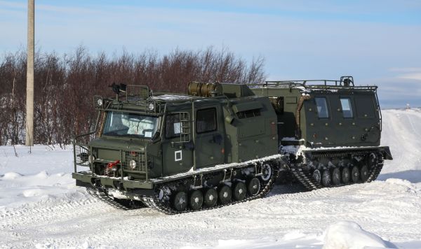 Двухзвенный снегоболотоход ГАЗ-3344-20 "Алеут"