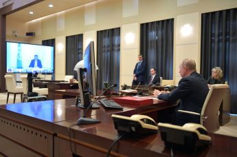 Президент РФ Владимр Путин принял участие в саммите лидеров "Большой двадцатки" по коронавирусу в режиме видеоконференции