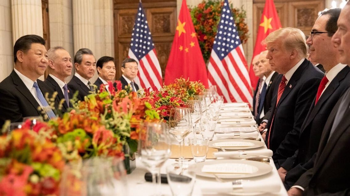 Встреча президента США Дональда Трампа и председателя КНР Си Цзиньпина