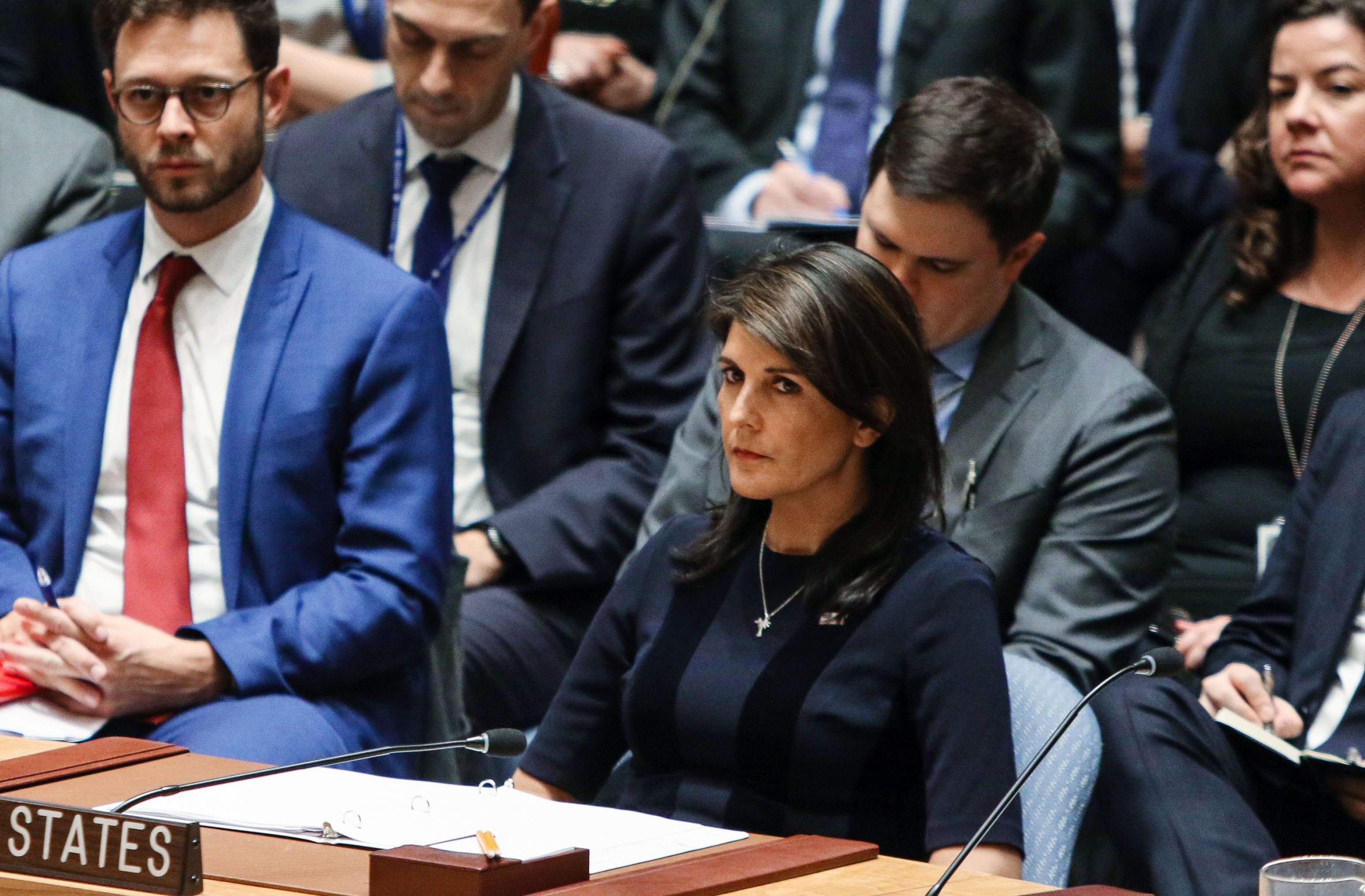 Заседание совета безопасности ООН в Нью-Йорке