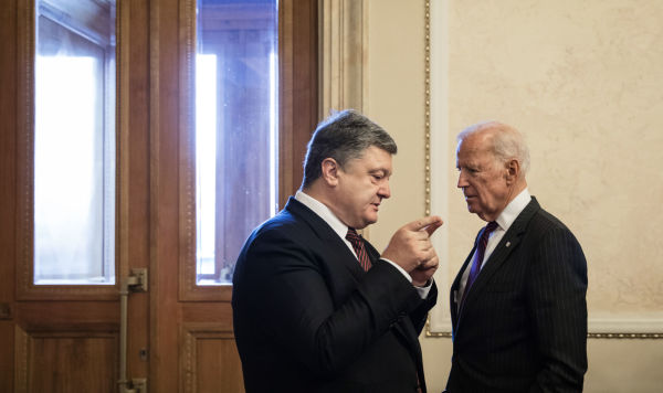 Встреча президента Украины Петра Порошенко с вице-президентом США Джо Байденом в Киеве, 16 января 2017