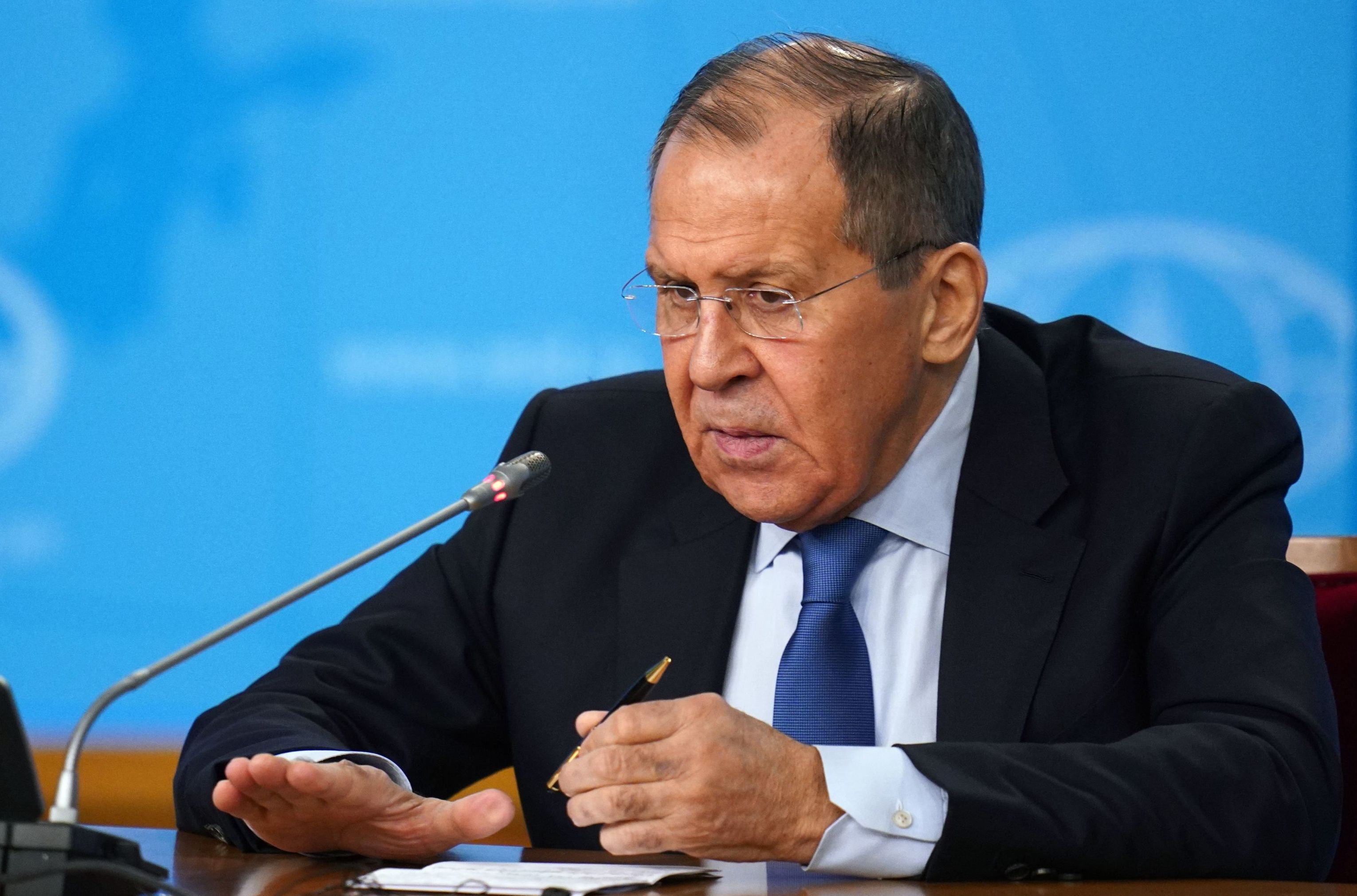 Пресс-конференция и. о. министра иностранных дел РФ Сергея Лаврова Пресс-конференция и. о. министра иностранных дел РФ Сергея Лаврова
