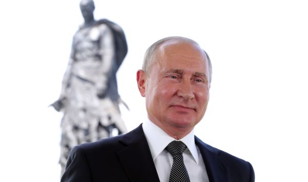 30 июня 2020. Президент РФ Владимир Путин во время обращения к гражданам России.