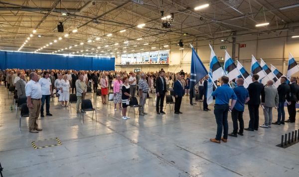 Съезд Эстонской консервативной народной партии (EKRE) в Таллине, 4 июля 2020
