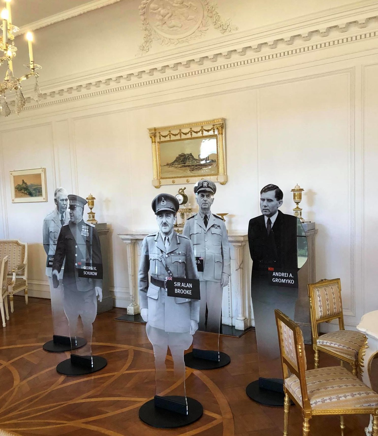 "Белый зал" советской делегации на Потсдамской конференции