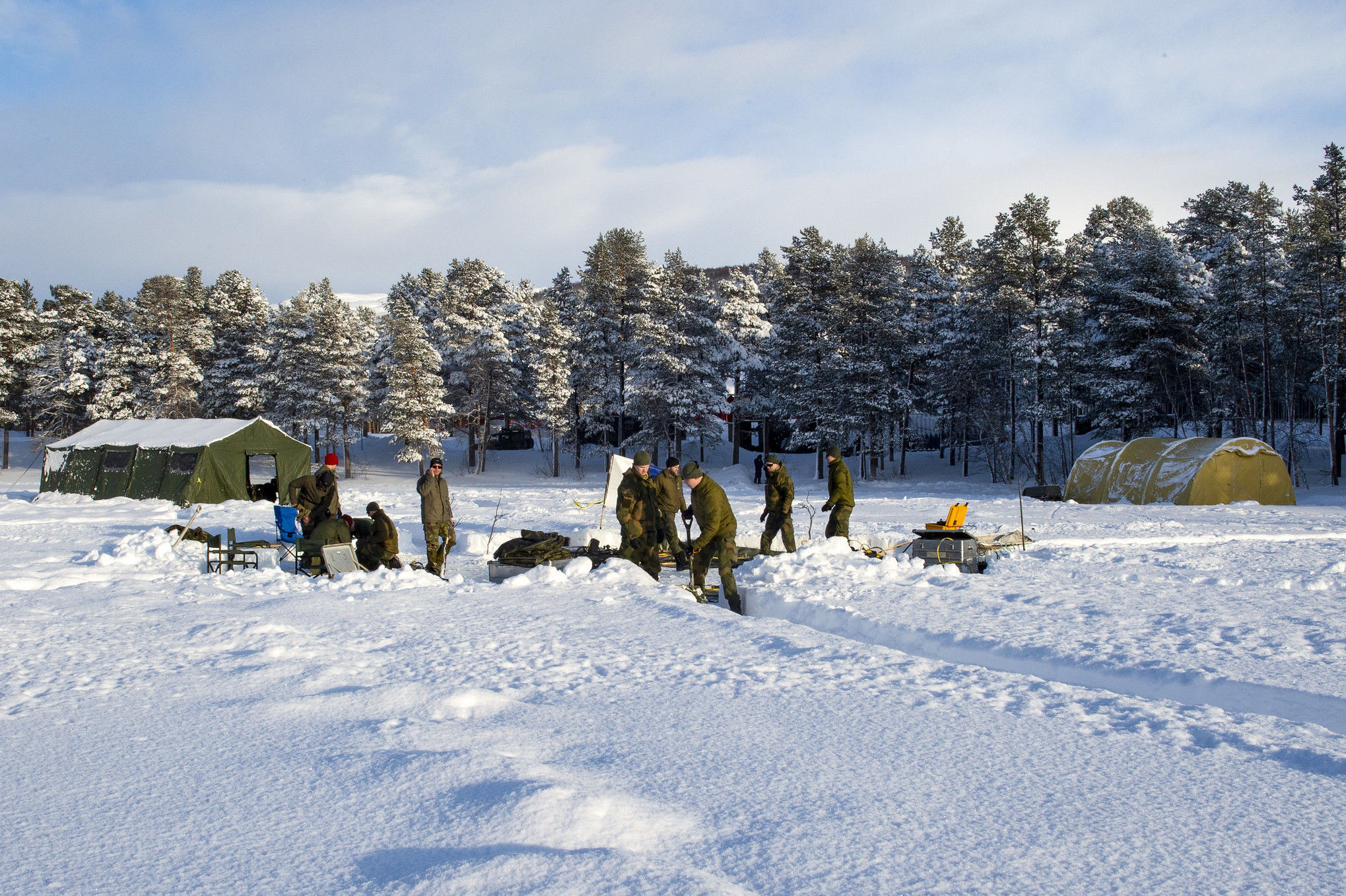 Военные учения стран НАТО Cold Response 2020 в Норвегии