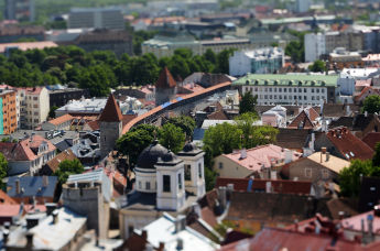 Вид на Старый город, Таллин