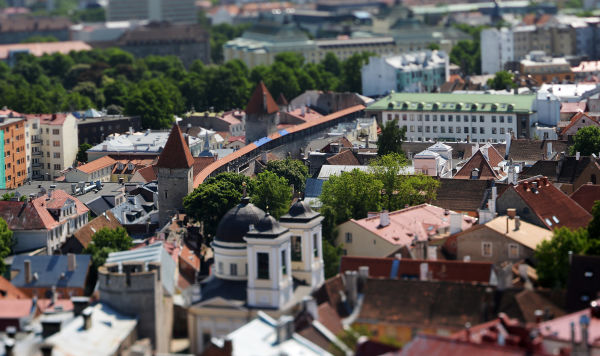 Вид на Старый город, Таллин