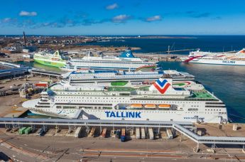 Паромы Tallink в порту