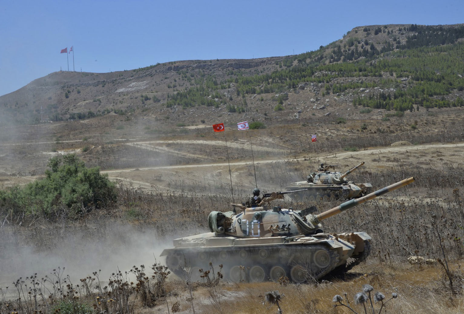 Военные учения армии Турции на территории Турецкой Республики Северного Кипра