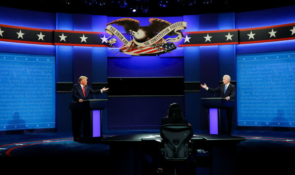 Дебаты кандидатов в президенты США Дональда Трампа и Джо Байдена