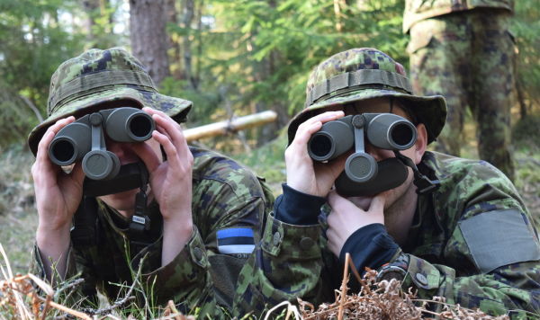 Эстонские военные ведут наблюдение