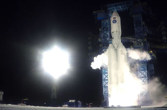 Появилось видео запуска тяжелой ракеты "Ангара-А5"