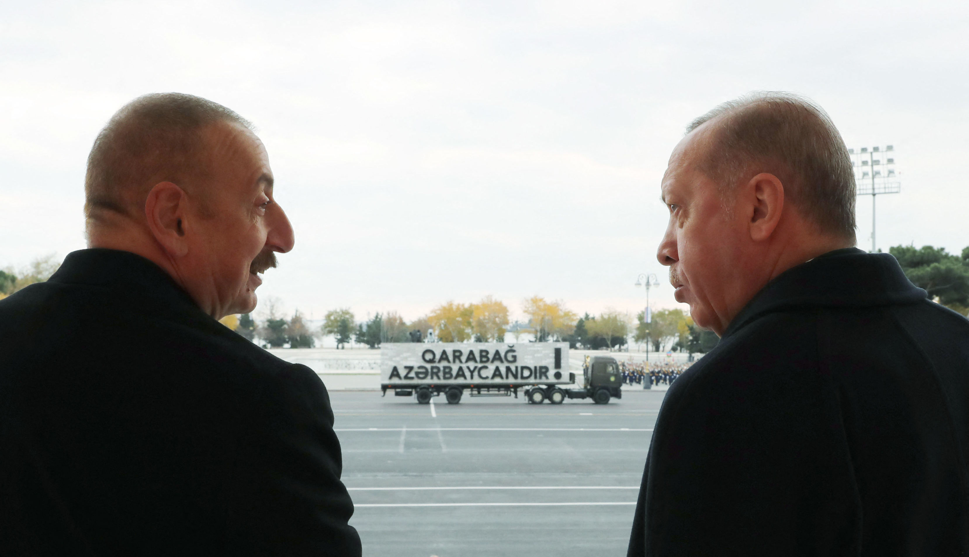 Президент Азербайджана Ильхам Алиев и президент Турции Реджеп Тайип Эрдоган, 10 декабря 2020 года