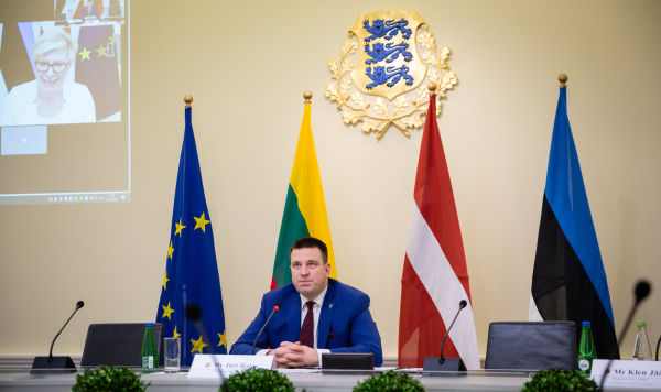 Встреча премьер-министров стран Балтии в видеоформате 