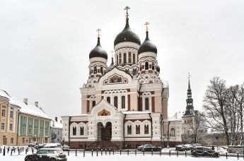 Зимний Таллин. Кафедральный Александро-Невский собор