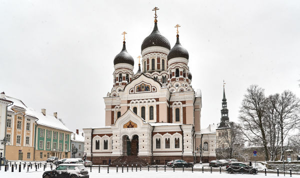 Зимний Таллин. Кафедральный Александро-Невский собор