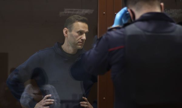 Алексей Навальный в зале суда