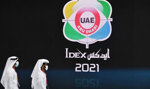 Посетители на выставке оборонной промышленности IDEX-2021 в Абу-Даби