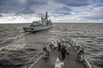 Учения ВМС Великобритании и стран Балтии в Балтийском море, 12 марта 2021 года