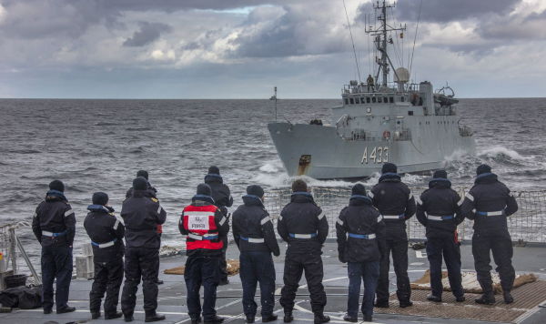Учения ВМС Великобритании и стран Балтии в Балтийском море, 12 марта 2021 год
