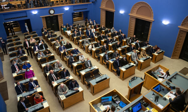 Эстония приняла закон. Парламент Эстонии.