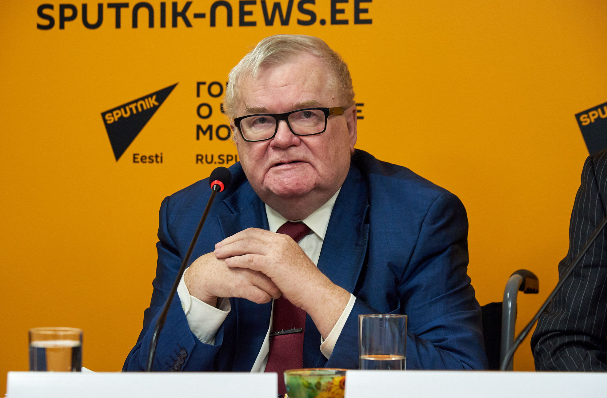 Эстонский политический деятель Эдгар Сависаар 