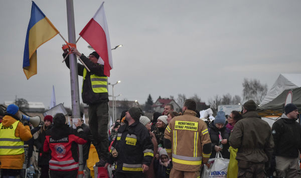 Беженцы на польско-украинской границе, 9 марта 2022