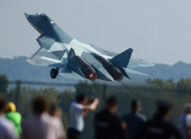 Российский многофункциональный истребитель Су-57 (Т-50)