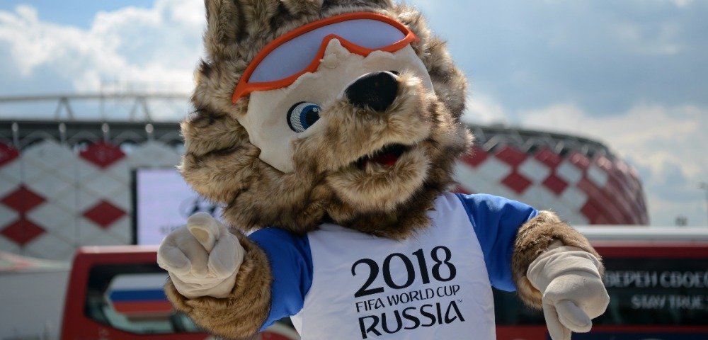 Волк Забивака - талисман Чемпионата мира по футболу 2018