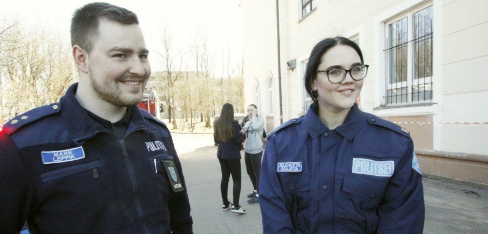 Полицейские в Эстонии: Лиза Шибаева и Марк Леппик
