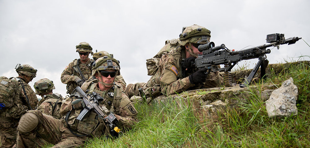 Военные США на учениях НАТО